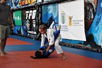 El Club Taz Jinámar participó este sábado en el I Encuentro Joven Brazilian Jiu Jitsu, en la capital grancanaria (Foto TA)